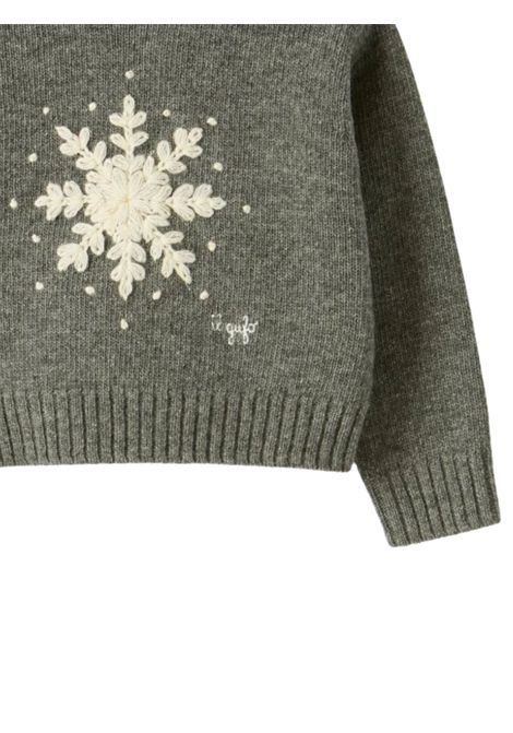Gray wool baby sweater IL GUFO | GMA0006EM/ANGRIGIO